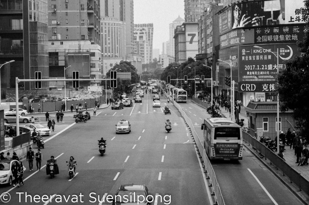 ถนนในเมืองฉางชา