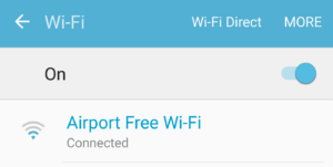 SSID ของ wifi ฟรีที่สนามบินฉางชา