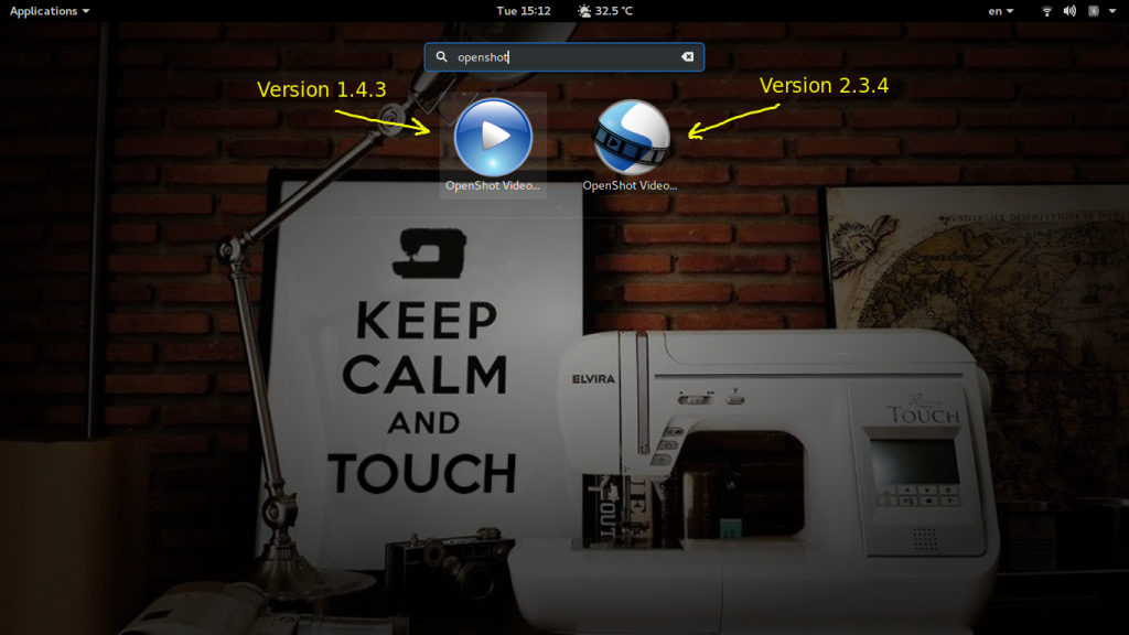 Openshot 2 เวอร์ชั่น