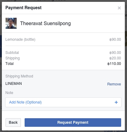Facebook Payment - Order: Order Review