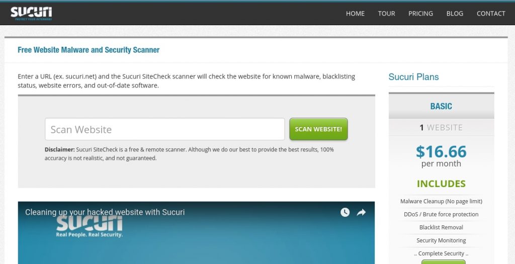 Sucuri SiteCheck