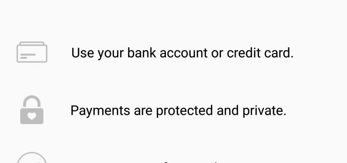 Facebook Payment Registration for Customer