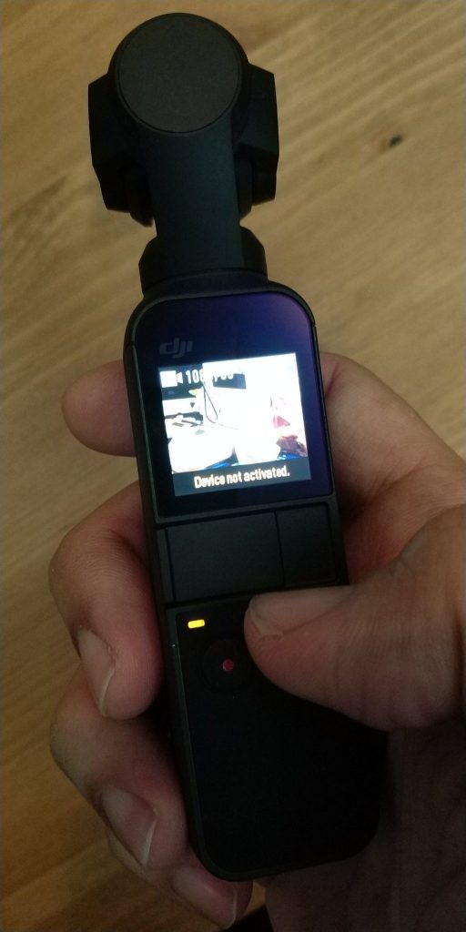 DJI Osmo Pocket ยังไม่ได้ activate